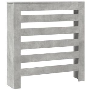 vidaXL Radiatorcover Betongr&aring; 78 x 20 x 82 cm Konstrueret tr&aelig;