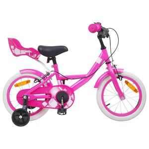 vidaXL B&oslash;rnecykel 12 tommer til 2-4 &aring;r gamle Lyser&oslash;d