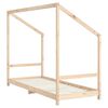 vidaXL sengeramme til juniorseng 2x(80x200) cm massivt fyrretr&aelig;
