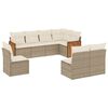 vidaXL sofas&aelig;t til haven 8 dele med hynder polyrattan beige