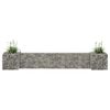 vidaXL H-formet gabion-plantekasse 260x40x40 cm stål