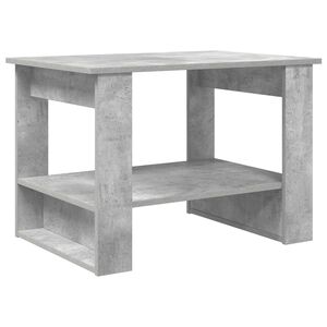 vidaXL Sofabord Beton Gr&aring; 72 x 50 x 50 cm Konstrueret tr&aelig;