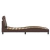 vidaXL sengeramme uden madras Viana 90x200 cm kunstl&aelig;der brun