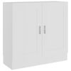 vidaXL bogskat 82,5x30,5x80 cm konstrueret tr&aelig; hvid