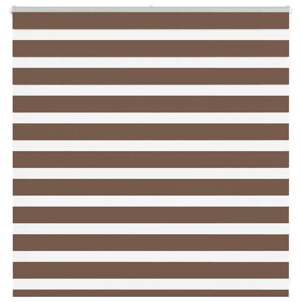 vidaXL zebragardin brun 140x100 cm stofbredde 135,9 cm polyester