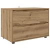vidaXL Opbevaringsskab 80 x 48 x 57 cm Konstrueret tr&aelig; Artisan Egetr&aelig;
