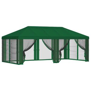 vidaXL Gazebo Cover med sidev&aelig;gge 6 x 3 m Gr&oslash;n Polyester 190