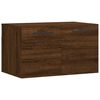 vidaXL v&aelig;gskab 60x36,5x35 cm konstrueret tr&aelig; brun egetr&aelig;sfarve
