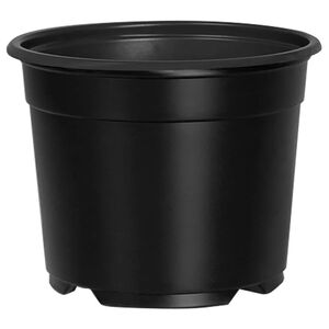 vidaXL Rund Blomsterpotte 50 stk. Sort &Oslash; 10 x 8 cm Plastik