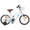 vidaXL B&oslash;rnecykel 12 tommer til 2-4 &aring;r gamle Hvid