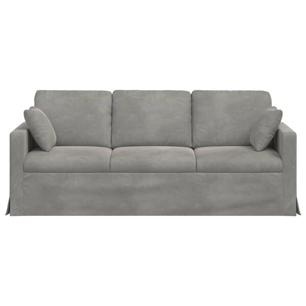 vidaXL Sofa Lysegr&aring; Samlede dimensioner: 198 x 78 x 80 cm (B x D x H)