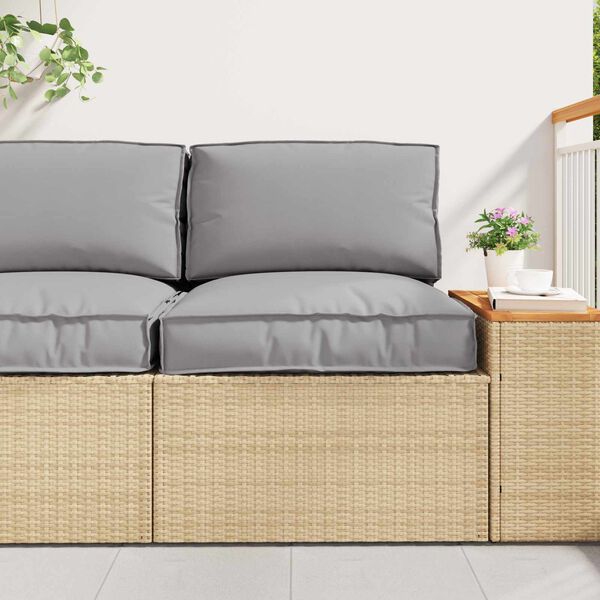 vidaXL Palle Pudes&aelig;t 2 pcs Gr&aring; Oxford stof