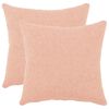 vidaXL Pudebetr&aelig;k 2 pcs HEERLEN Lyser&oslash;d 50 x 50 cm Boucl&eacute;