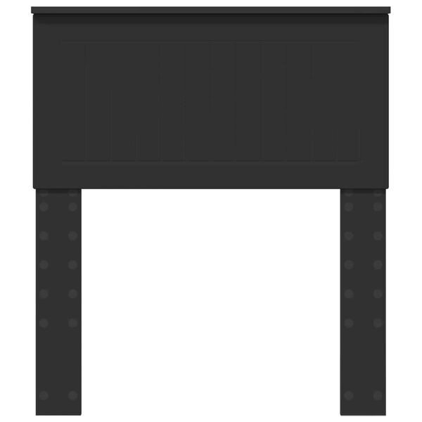 vidaXL Hovedg&aelig;rde Sort eg 75 cm Konstrueret tr&aelig;