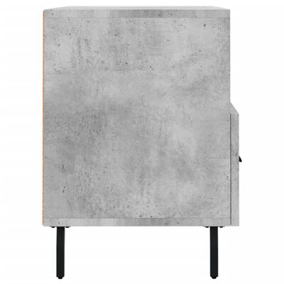 vidaXL tv-bord 80x36x50 cm konstrueret træ betongrå