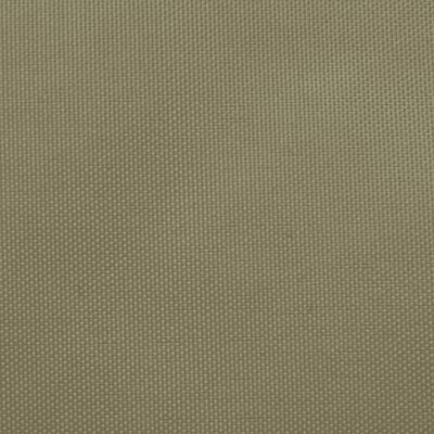 vidaXL solsejl 4/5x4 m oxfordstof trapezfacon beige