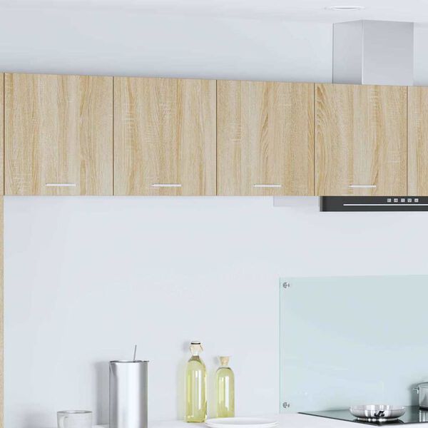 vidaXL H&aelig;ngeskab med d&oslash;r Sonoma eg 80 x 31 x 40 cm Konstrueret tr&aelig;