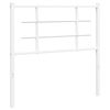 vidaXL udskiftningsgavl 100 cm metal hvid
