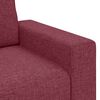 vidaXL 3-personers sofa 220x77x82 cm stof vinr&oslash;d