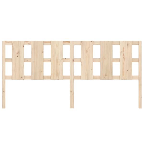 vidaXL sengeg&aelig;rde 205,5x4x100 cm massivt fyrretr&aelig;
