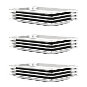 vidaXL gastronorm beholder 12 stk. GN 1/3 20 mm rustfrit st&aring;l