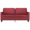 vidaXL 2-personers sofa 140 cm kunstl&aelig;der vinr&oslash;d