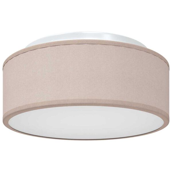 vidaXL Loftlampe Gråbrun 30 x 13,5 cm Stof