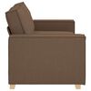 vidaXL 2-personers sofa brun 140 cm stof