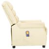vidaXL massagestol kunstlæder cremefarvet