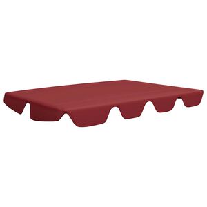 vidaXL baldakin til havegynge 150/130x105/70 cm vinr&oslash;d