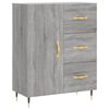 vidaXL sk&aelig;nk 69,5x34x90 cm konstrueret tr&aelig; gr&aring; sonoma-eg