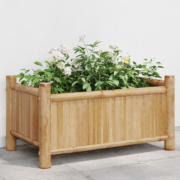 vidaXL plantekasse 50x30x25 cm bambus