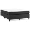 vidaXL Boxspring sengeramme 140x190 cm kunstl&aelig;der sort
