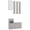 vidaXL entr&eacute;m&oslash;bel 100x25x76,5 cm konstrueret tr&aelig; betongr&aring;