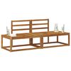 vidaXL Udend&oslash;rs Modulsofa 2 Stk Naturfarvet 182,5 x 63 x 73 cm