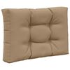 vidaXL Udend&oslash;rs Sofa Pude 3 pcs Gr&aring;brun Polyester