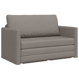 vidaXL Sovesofa Gr&aring;brun 124 x 71 x 78 cm Stof