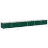 vidaXL H&aelig;vet Havebed Gr&oslash;n 600 x 80 x 55 cm koldvalset st&aring;l