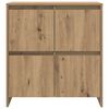 vidaXL Sideboard Artisan Egetræ 70 x 41 x 75 cm Konstrueret træ