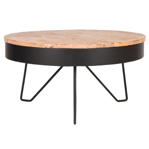 LABEL51 sofabord Saran 80x80x43 cm træ/sort