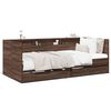 vidaXL daybed med skuffer uden madras 90x200 cm brunt eg