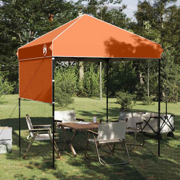 vidaXL Pop-up canopy telt Orange 200 x 200 cm Stof