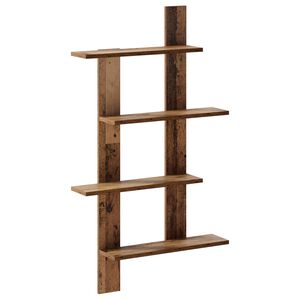 vidaXL V&aelig;ghylde Gammelt tr&aelig; 61 x 13,5 x 105 cm Konstrueret tr&aelig;