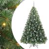 vidaXL Kunstigt juletr&aelig; med 300 LED'er Gr&oslash;n 240 cm PE og PVC