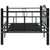 vidaXL stel til daybed 90x200 cm metal sort