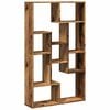 vidaXL bogreol 72x20x120,5 cm konstrueret tr&aelig; antikt tr&aelig;