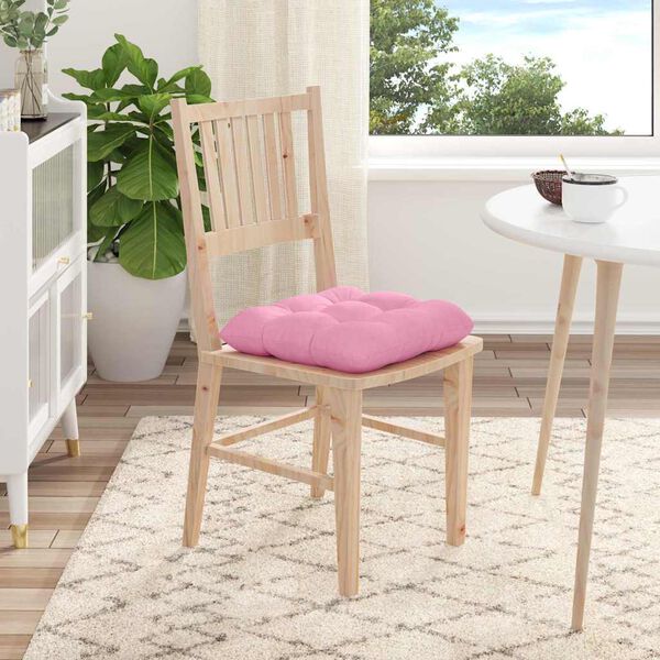 vidaXL S&aelig;depuder 4 pcs Lyser&oslash;d 40 x 40 x 12 cm Stof