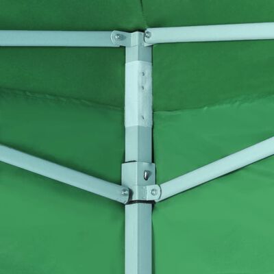 vidaXL foldbart telt med 2 vægge 3 x 3 m grøn