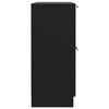 vidaXL skænk 60x30x70 cm konstrueret træ sort