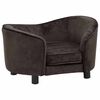 vidaXL hundesofa 69x49x40 cm plys brun